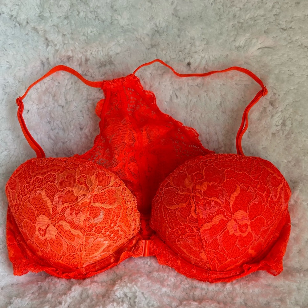 Pink VS Orange Date Racerback Size 32D